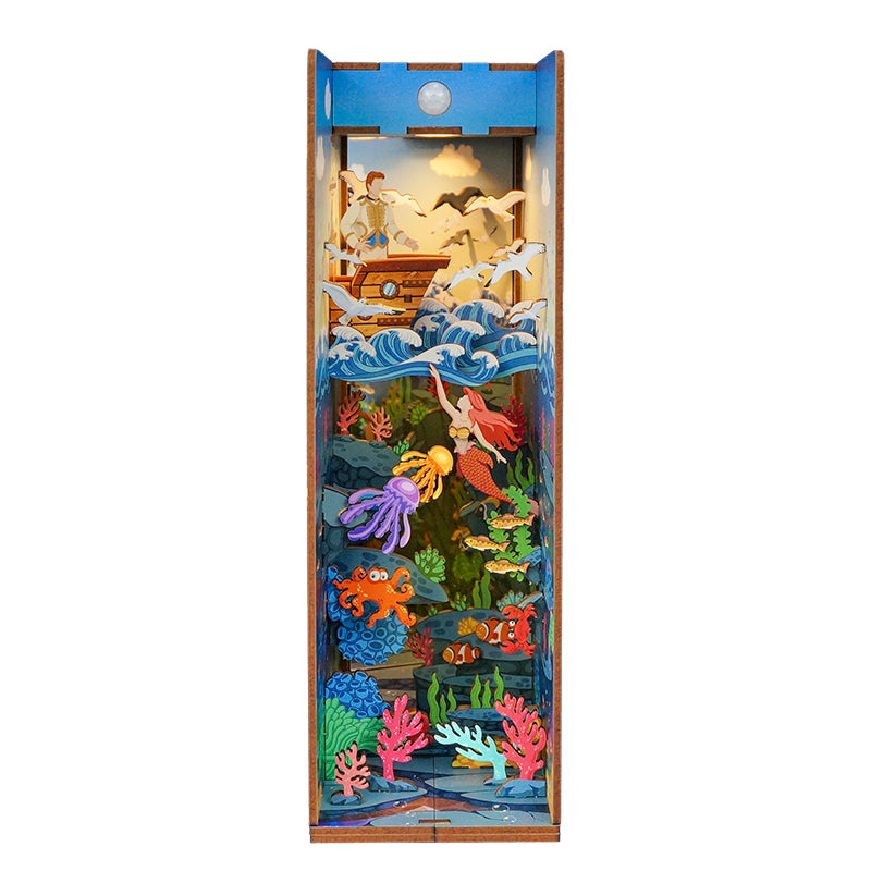 Little Mermaid Book Nook Kit / Bookshelf insert – Cornel's Creations