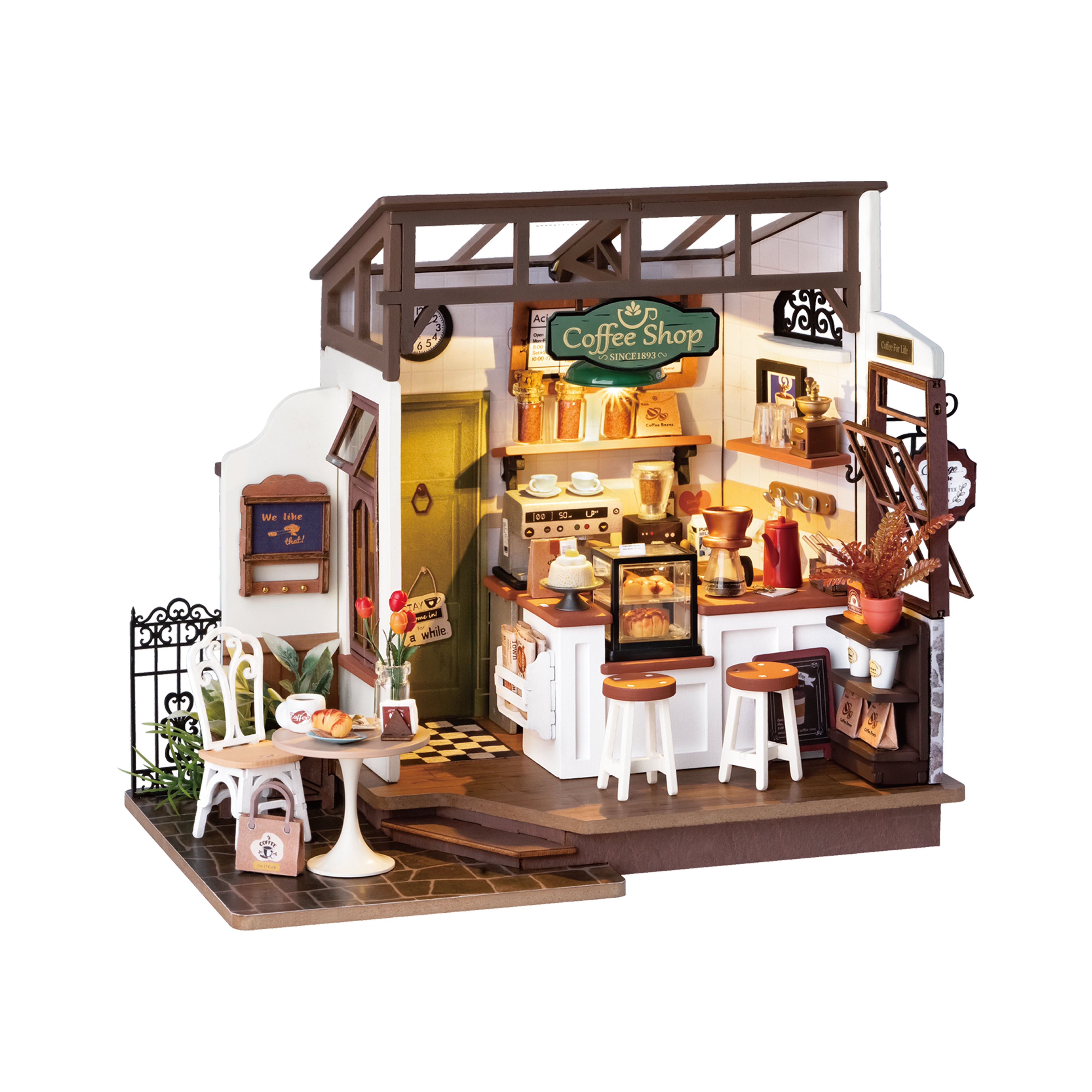 Diy miniature dollhouse not a deals kit