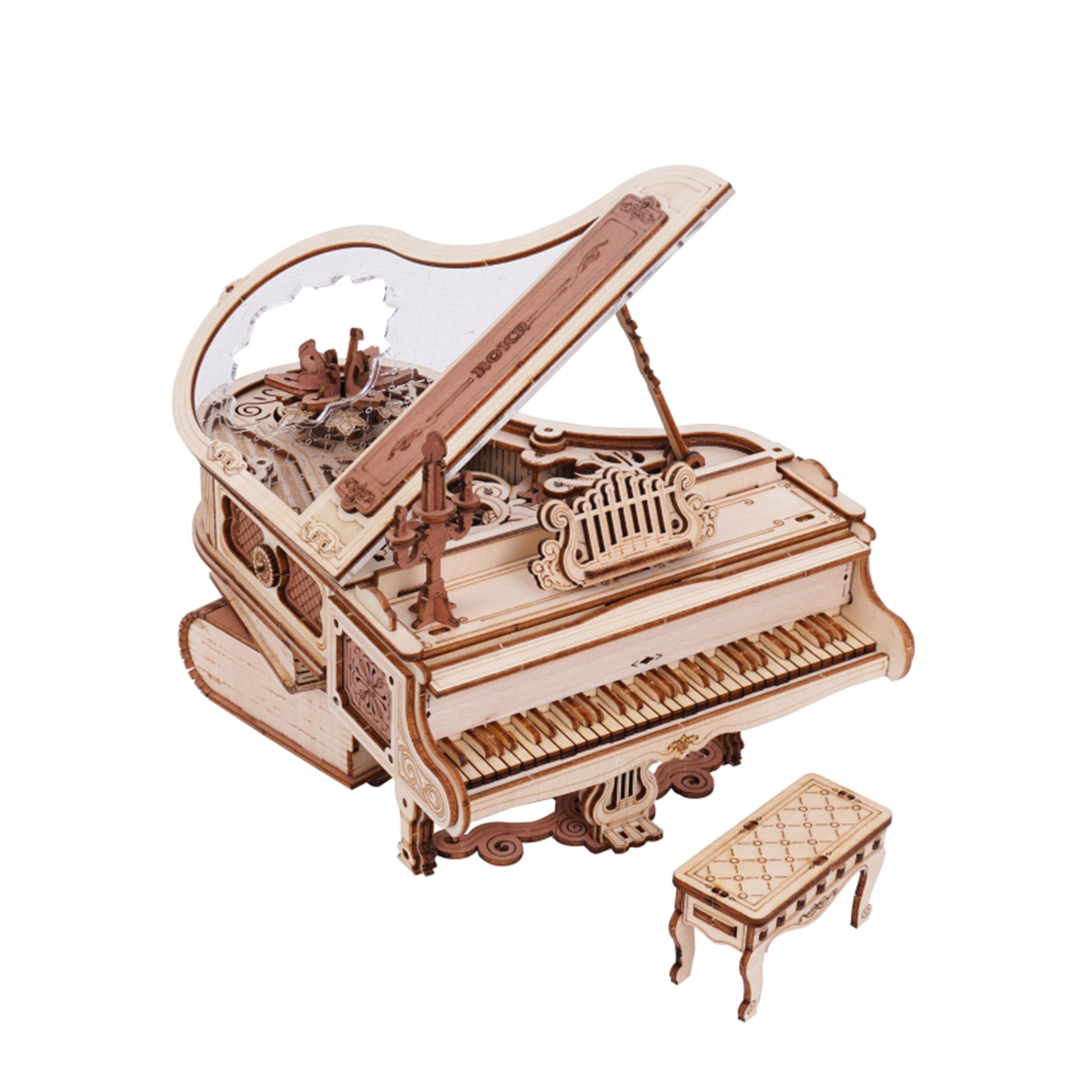 Wooden Puzzle Music Box | Magic Piano – Hands Craft US, Inc.