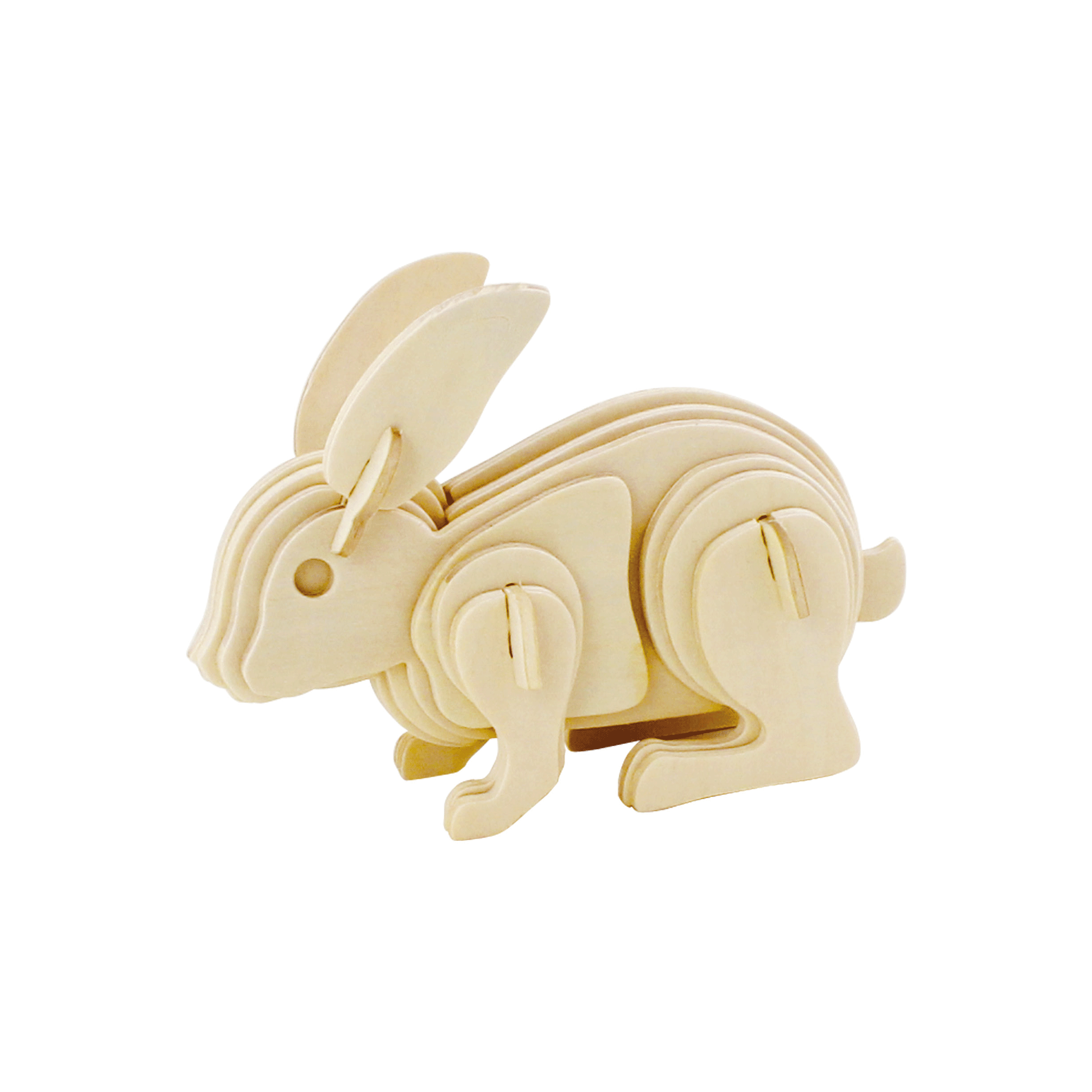 Rabbit & Bunny Wooden Puzzle