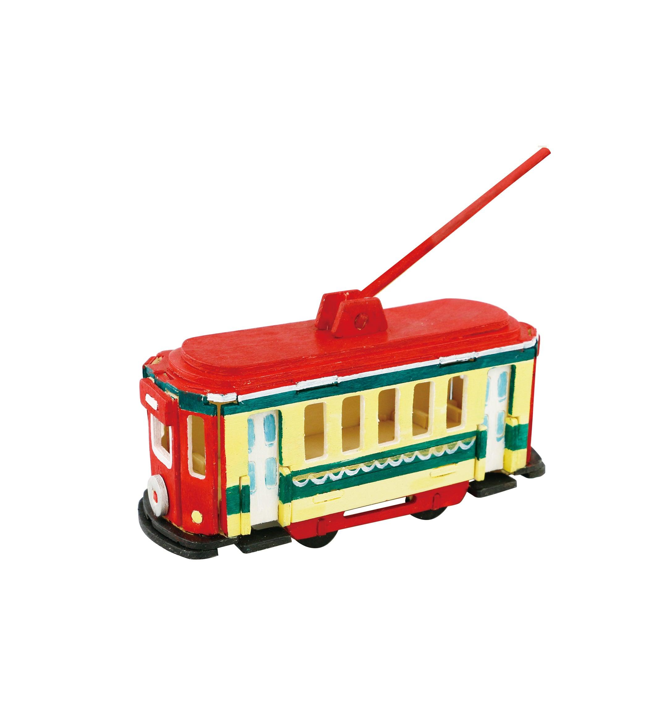 3D Wood Puzzle + Paint Kit: Locomotive Train – Hands Craft US, Inc.