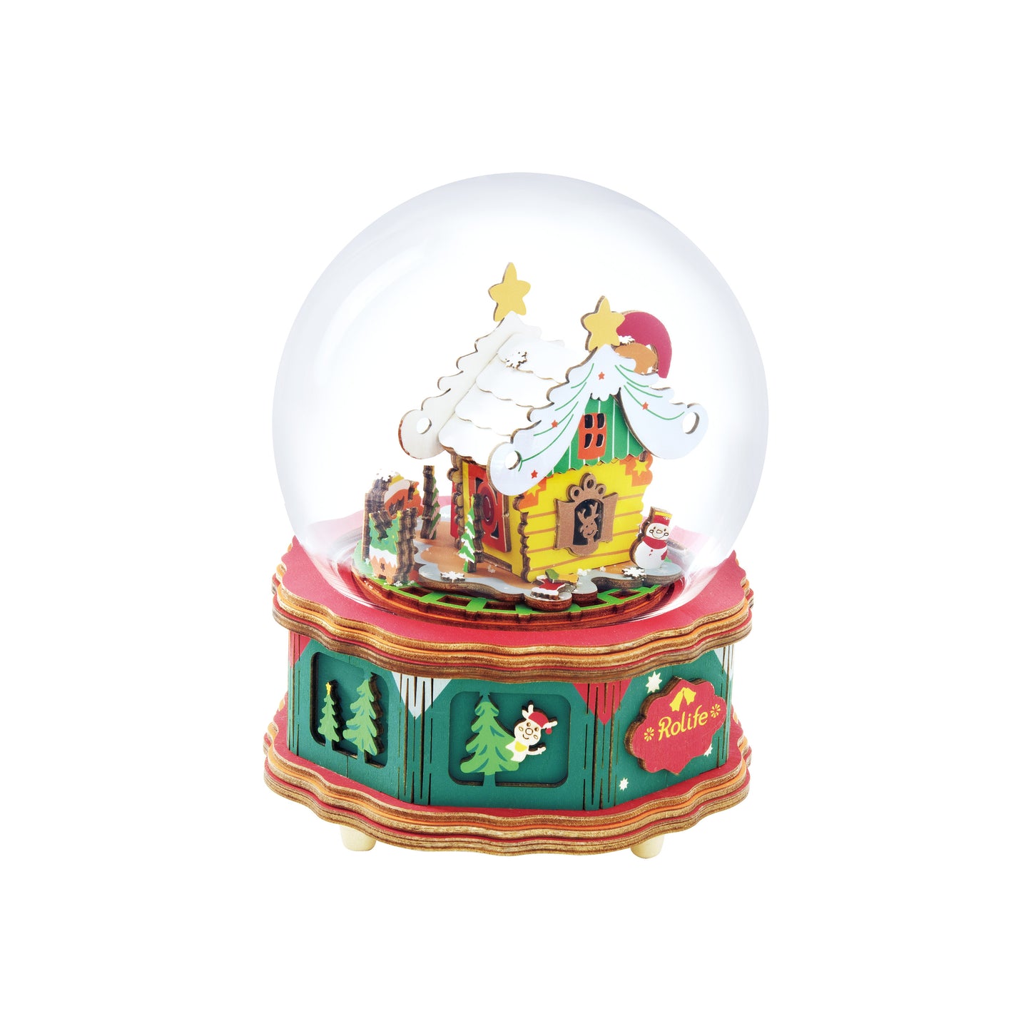 3D Wooden Music Box Puzzle | Christmas Town