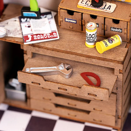 DIY Miniature House Kit | Garage Workshop