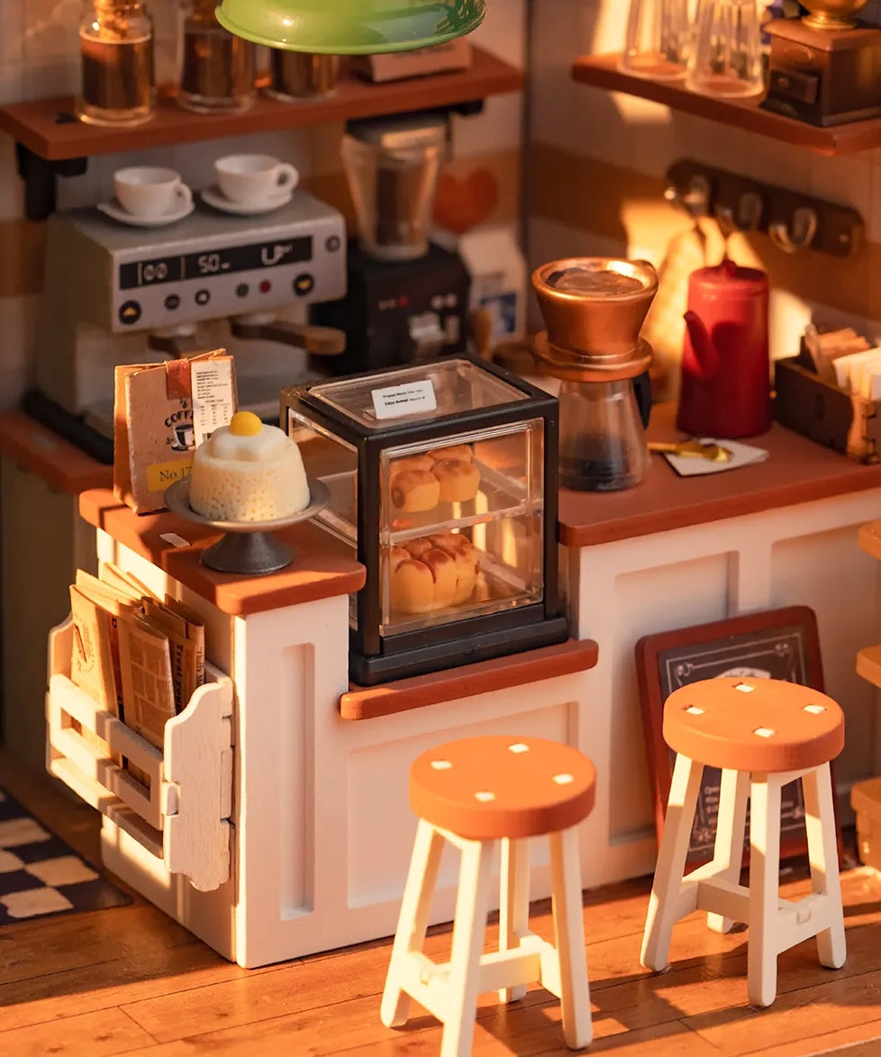 DIY Miniature Dollhouse Kit | Slow Life Café