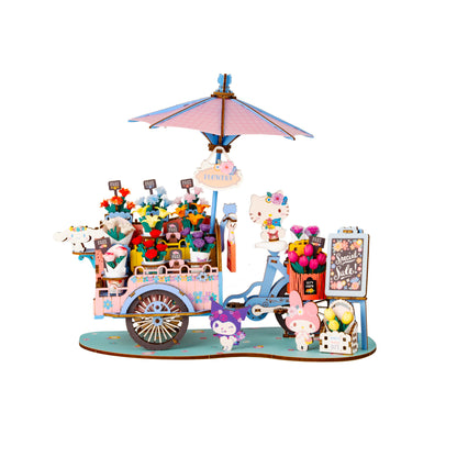 3D Wooden Puzzle | Hello Kitty® and Friends Flower Cart