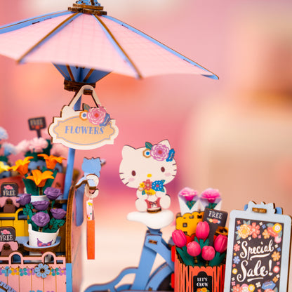 3D Wooden Puzzle | Hello Kitty® and Friends Flower Cart