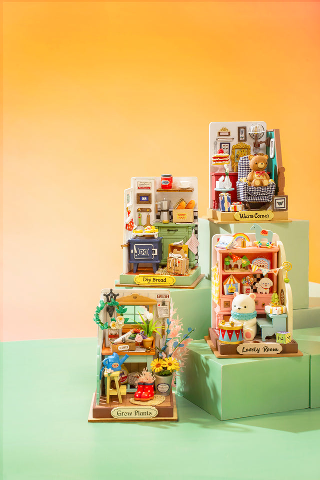 DIY Miniature Dollhouse Kit  Childhood Toy House – Hands Craft US, Inc.