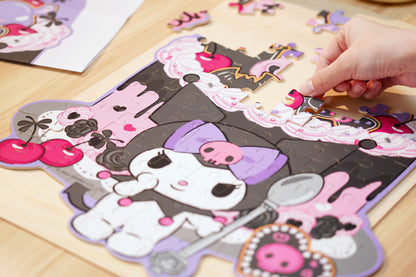 Wooden Jigsaw Puzzle | Hello Kitty® and Friends Kuromi Cherries and Cookies