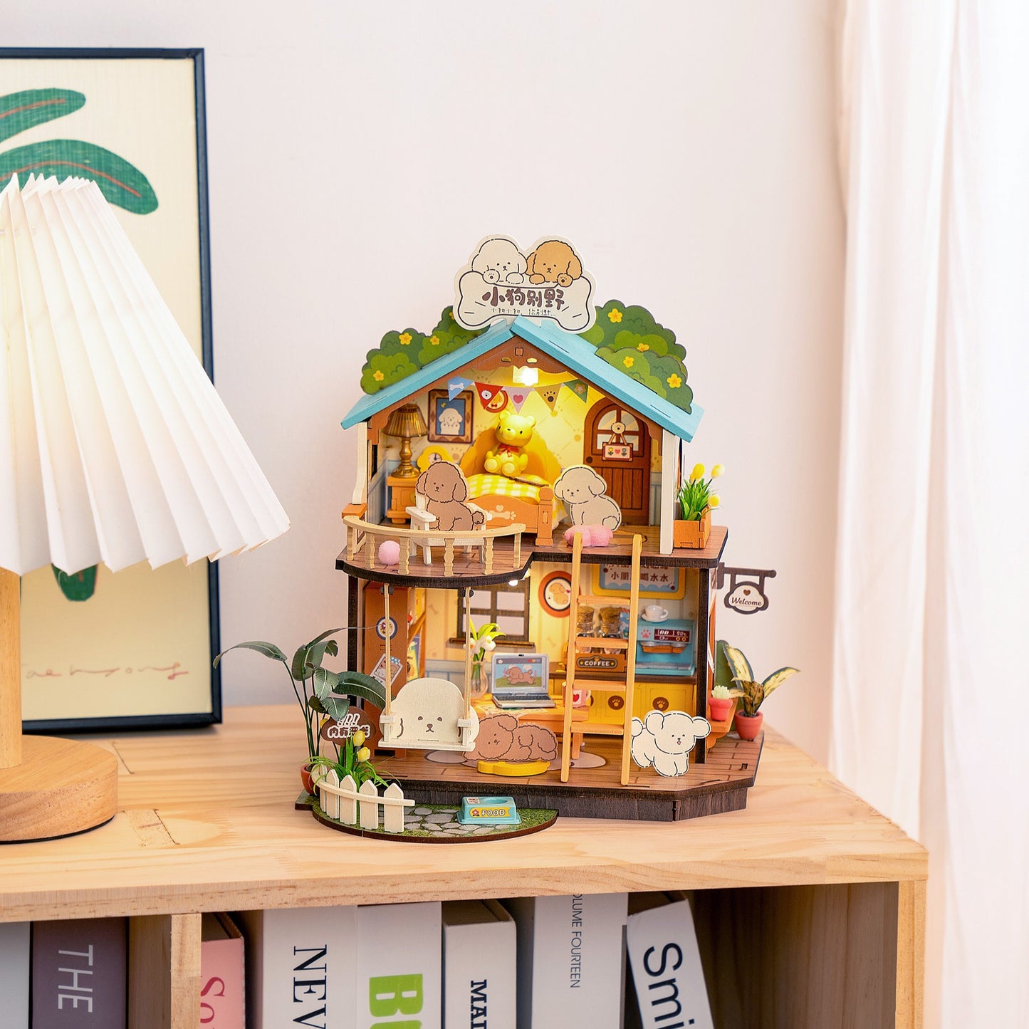 DIY Miniature House Kit | Puppy's Cozy Villa