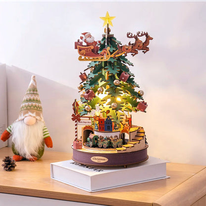 3D Wooden Music Box Puzzle | Christmas Melody Tree