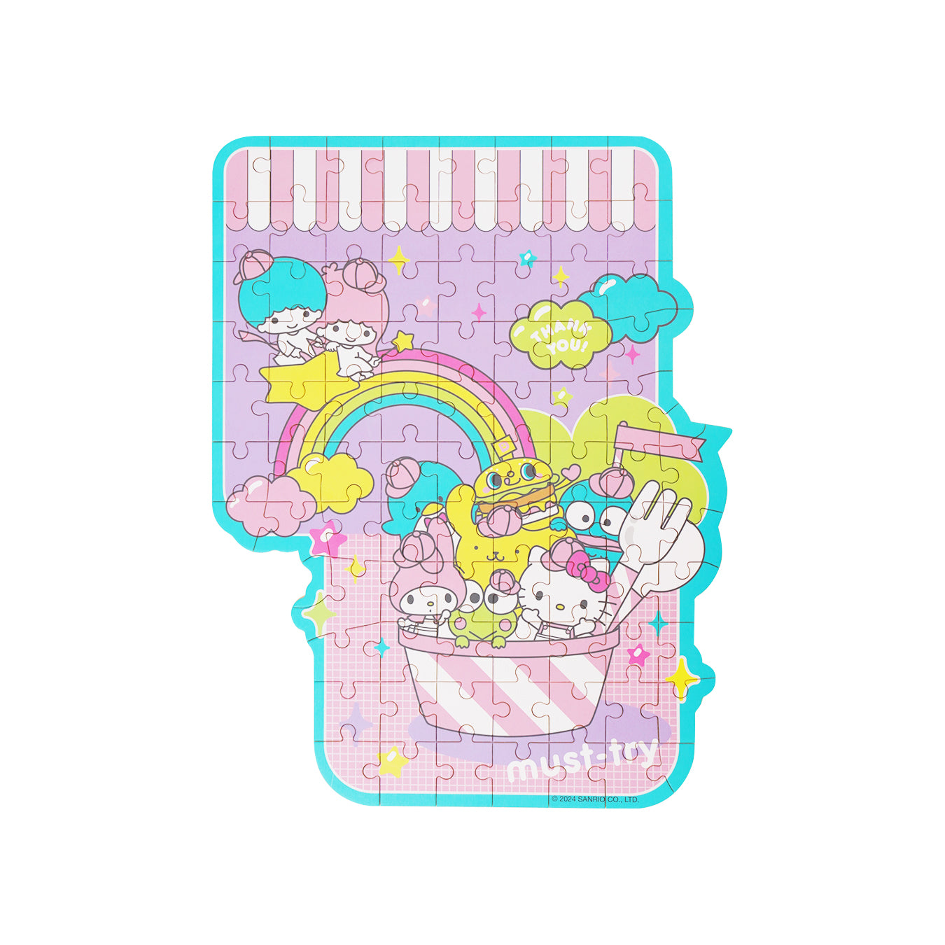 Wooden Jigsaw Puzzle | Hello Kitty® and Friends Yummy Delights