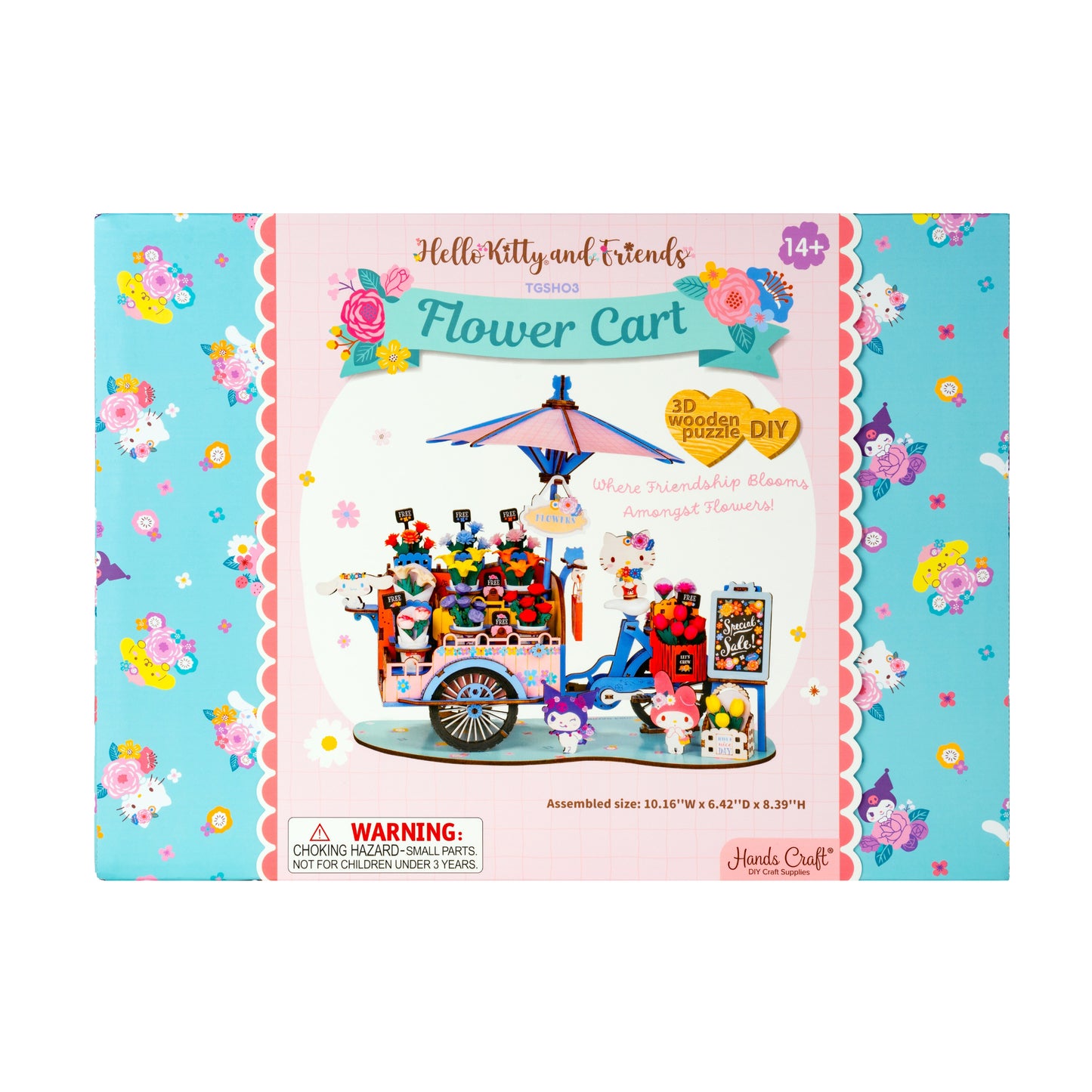 3D Wooden Puzzle | Hello Kitty® and Friends Flower Cart