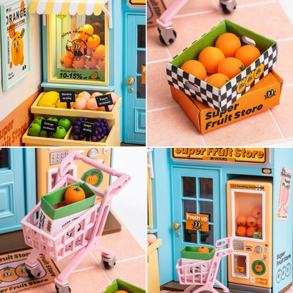 DIY Miniature Dollhouse Kit | Daily VC Fruit Store