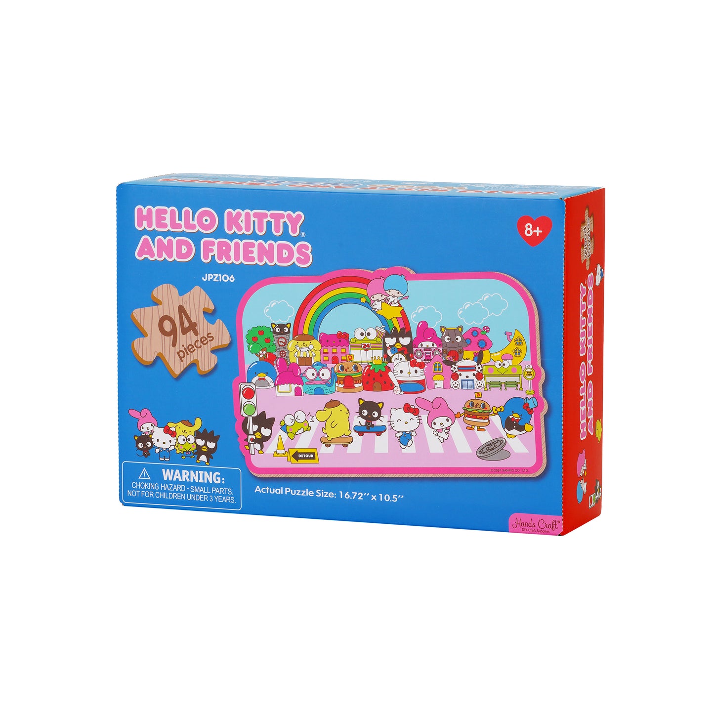 Wooden Jigsaw Puzzle | Hello Kitty® and Friends Street with Shops