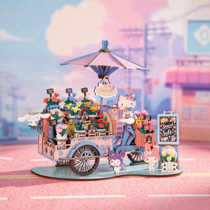 3D Wooden Puzzle | Hello Kitty® and Friends Flower Cart