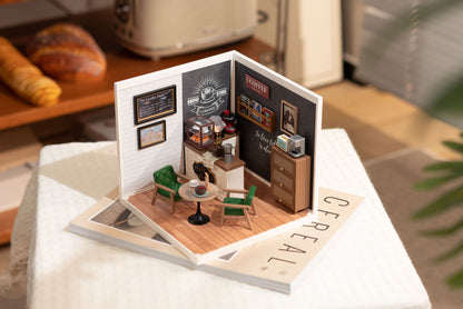 DIY Miniature Dollhouse Kit | Breezy Time Cafe