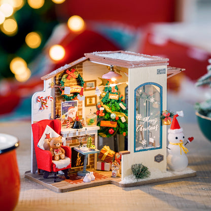 DIY Miniature House Kit | Christmas Snow House