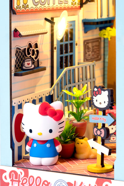 DIY Miniature Book Nook Kit | Hello Kitty® Town Square