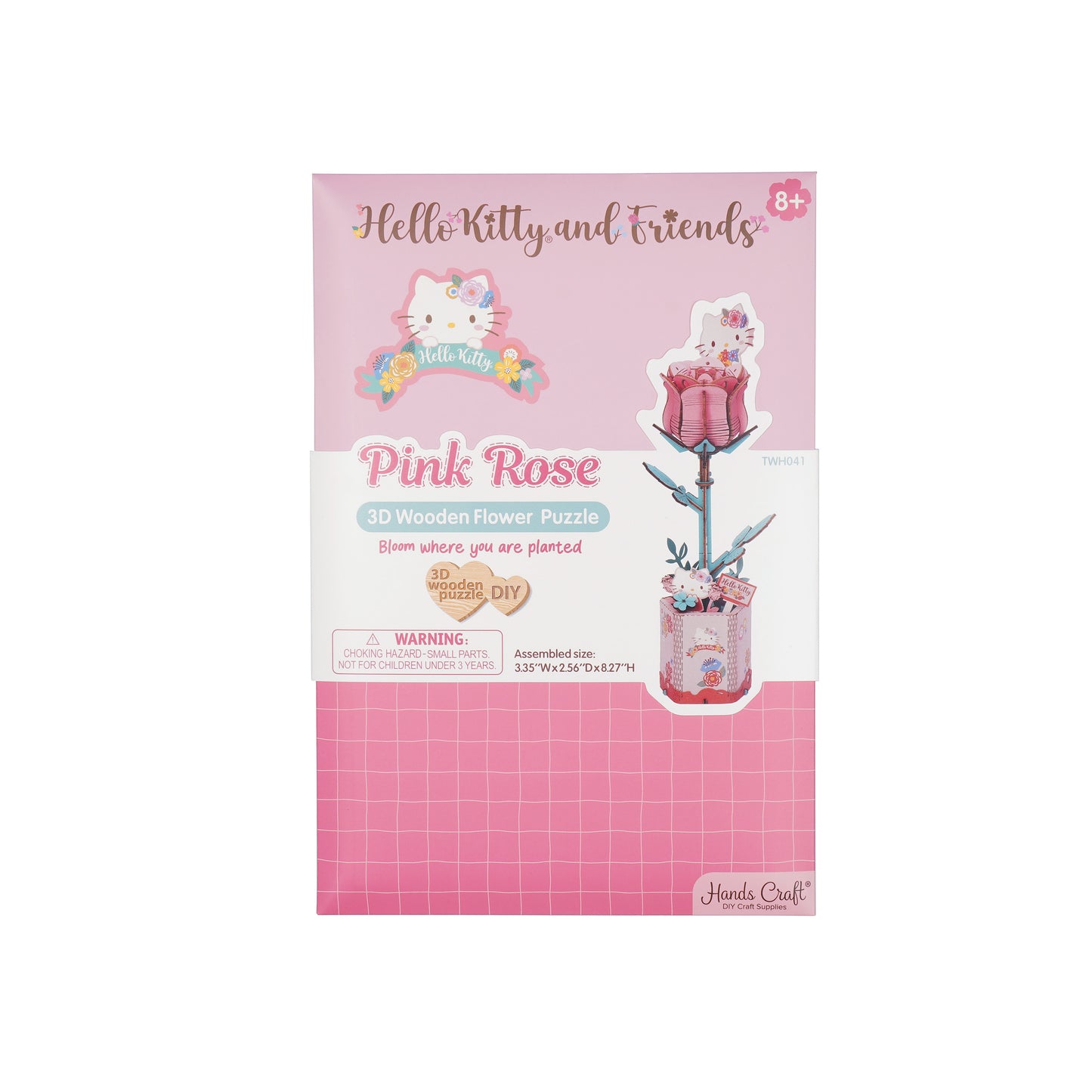 3D Wooden Puzzle | Hello Kitty® and Friends Hello Kitty Pink Rose