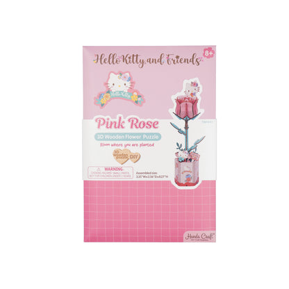 3D Wooden Puzzle | Hello Kitty® and Friends Hello Kitty Pink Rose