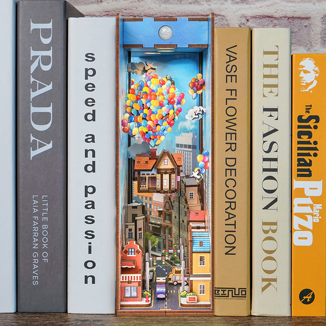 DIY Miniature Kit Book-Nook: Travel with the Wind