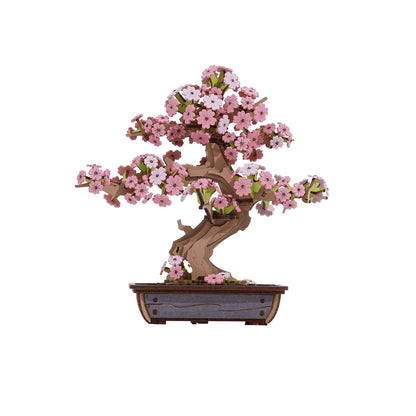 Modern Wooden Puzzle | Sakura Bonsai