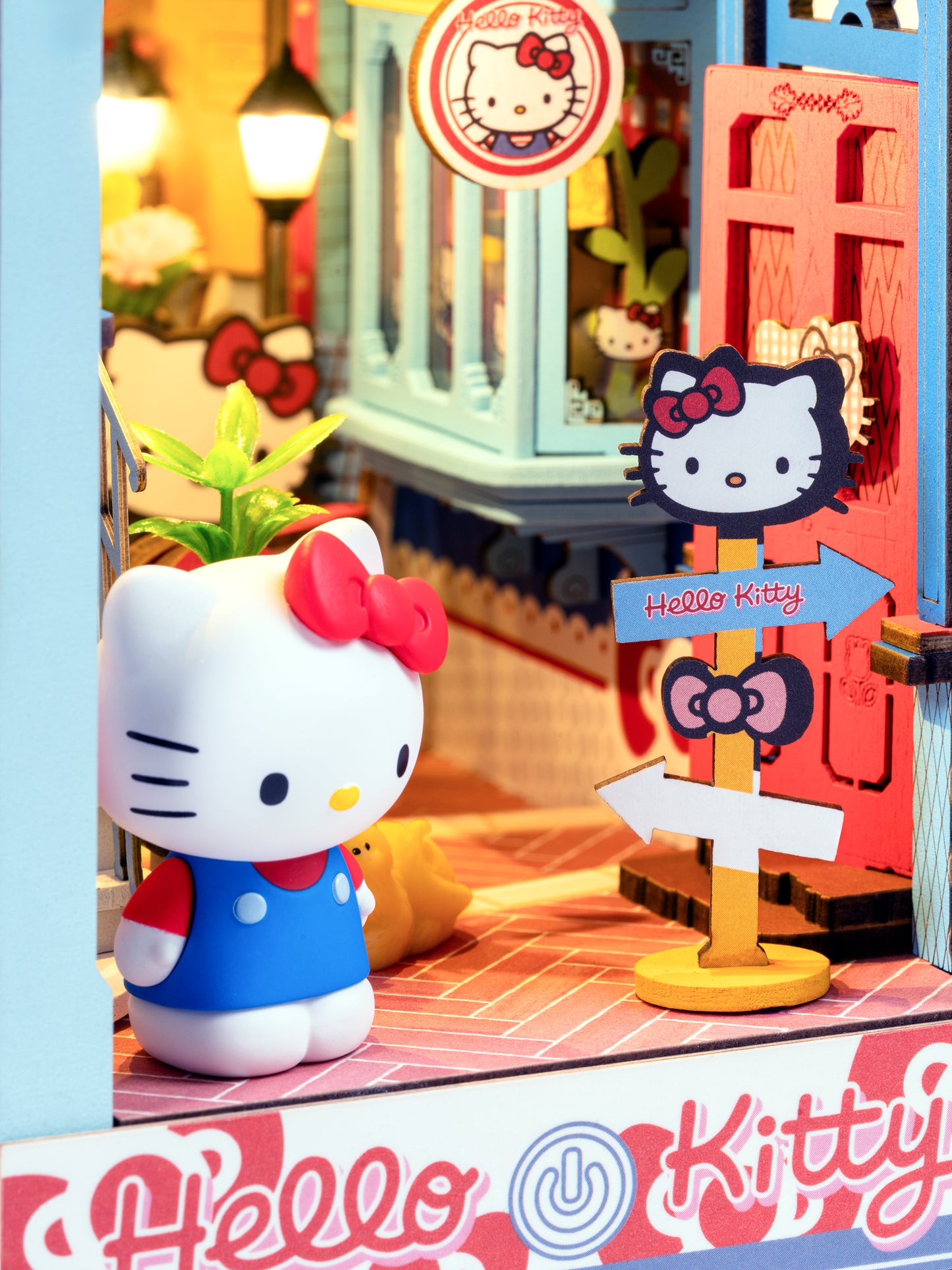 DIY Miniature Book Nook Kit | Hello Kitty® Town Square