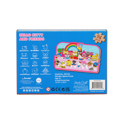 Wooden Jigsaw Puzzle | Hello Kitty® and Friends Street with Shops