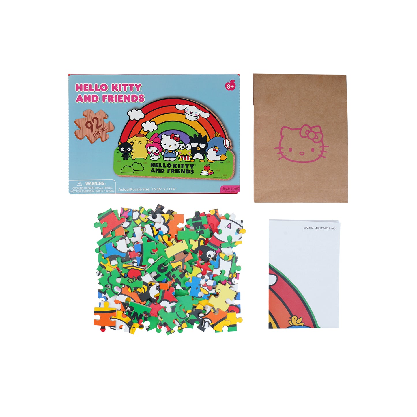 Wooden Jigsaw Puzzle | Hello Kitty® and Friends Rainbow