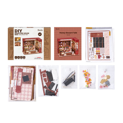 DIY Miniature Dollhouse Kit | Honey Dessert Talk