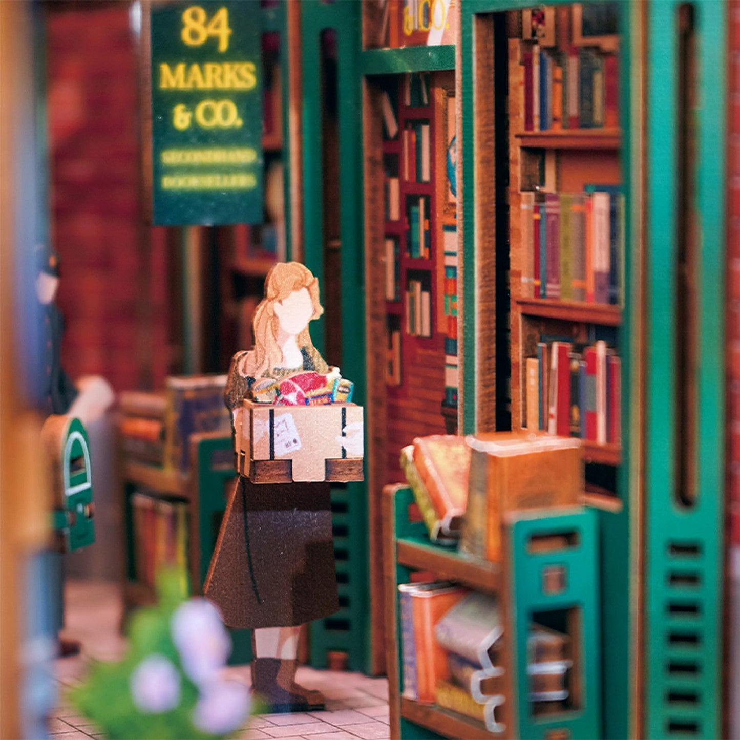 DIY Miniature Book Nook Kit | 84 Charing Cross Road