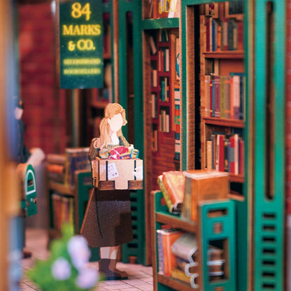 DIY Miniature Book Nook Kit | 84 Charing Cross Road