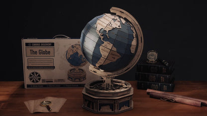 3D Mechanical Wooden Puzzle | Globe Earth Model