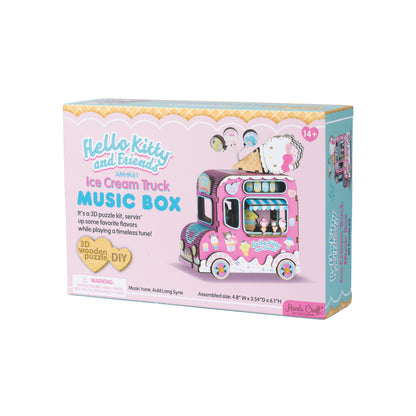 3D Wooden Music Box Puzzle | Hello Kitty® and Friends Ice Cream Truck