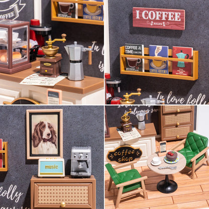 DIY Miniature Dollhouse Kit | Breezy Time Cafe