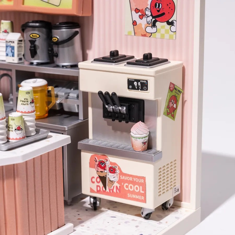 DIY Miniature Dollhouse Kit | Double Joy Bubble Tea