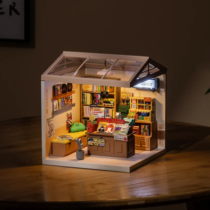 DIY Miniature Dollhouse Kit | Fascinating Book Store