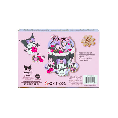 Wooden Jigsaw Puzzle | Hello Kitty® and Friends Kuromi Cherries and Cookies