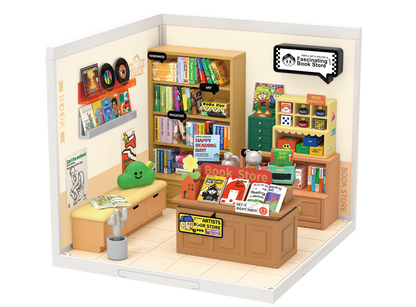 DIY Miniature Dollhouse Kit | Fascinating Book Store