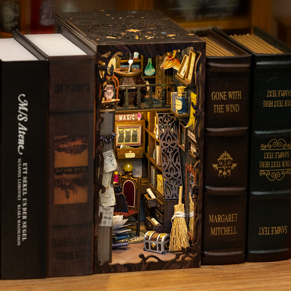 DIY Miniature Kit Book-Nook: Magic Pharmacist w/ Dust Cover