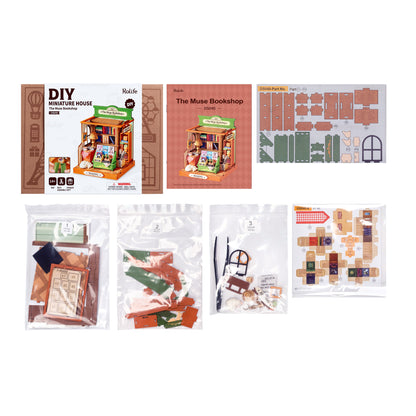 DIY Miniature House Kit | The Muse Bookshop