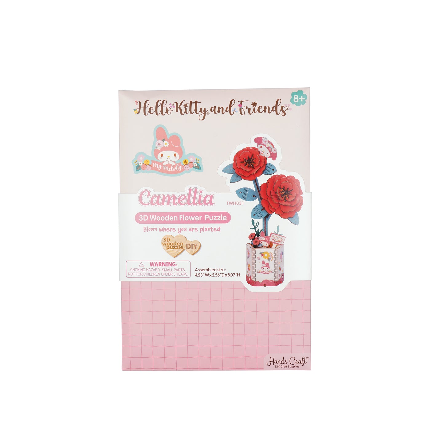 3D Wooden Puzzle | Hello Kitty® and Friends My Melody Red Camellia