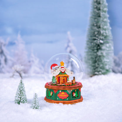 3D Wooden Music Box Puzzle | Christmas Town