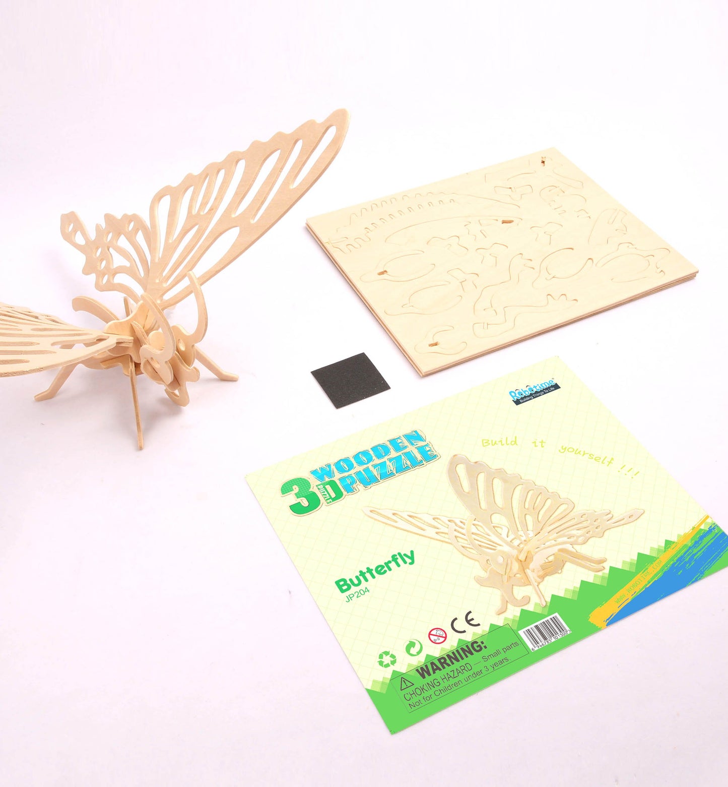 3D Classic Wooden Puzzle | Butterfly