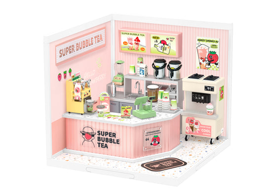 DIY Miniature Dollhouse Kit | Double Joy Bubble Tea