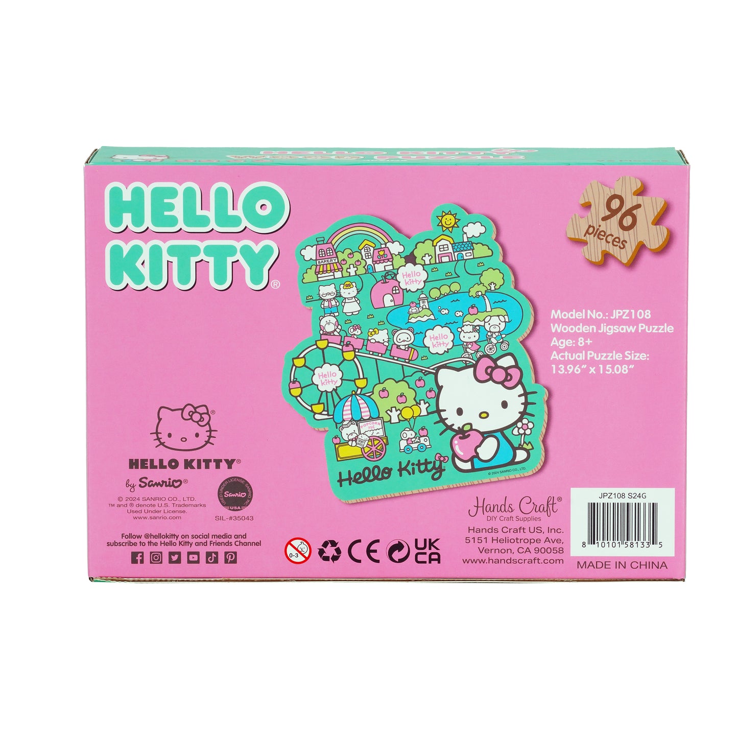 Wooden Jigsaw Puzzle | Hello Kitty® and Friends Amusement Park