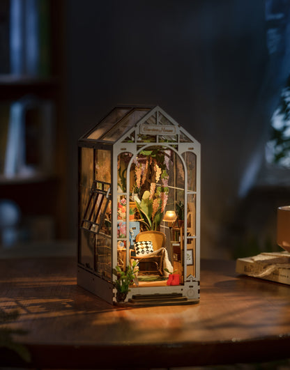 DIY Miniature Book Nook Kit | Garden House