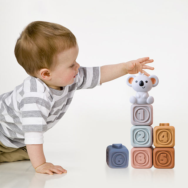 Silicone Baby Toys: Soft Blocks Animals – Hands Craft US, Inc.