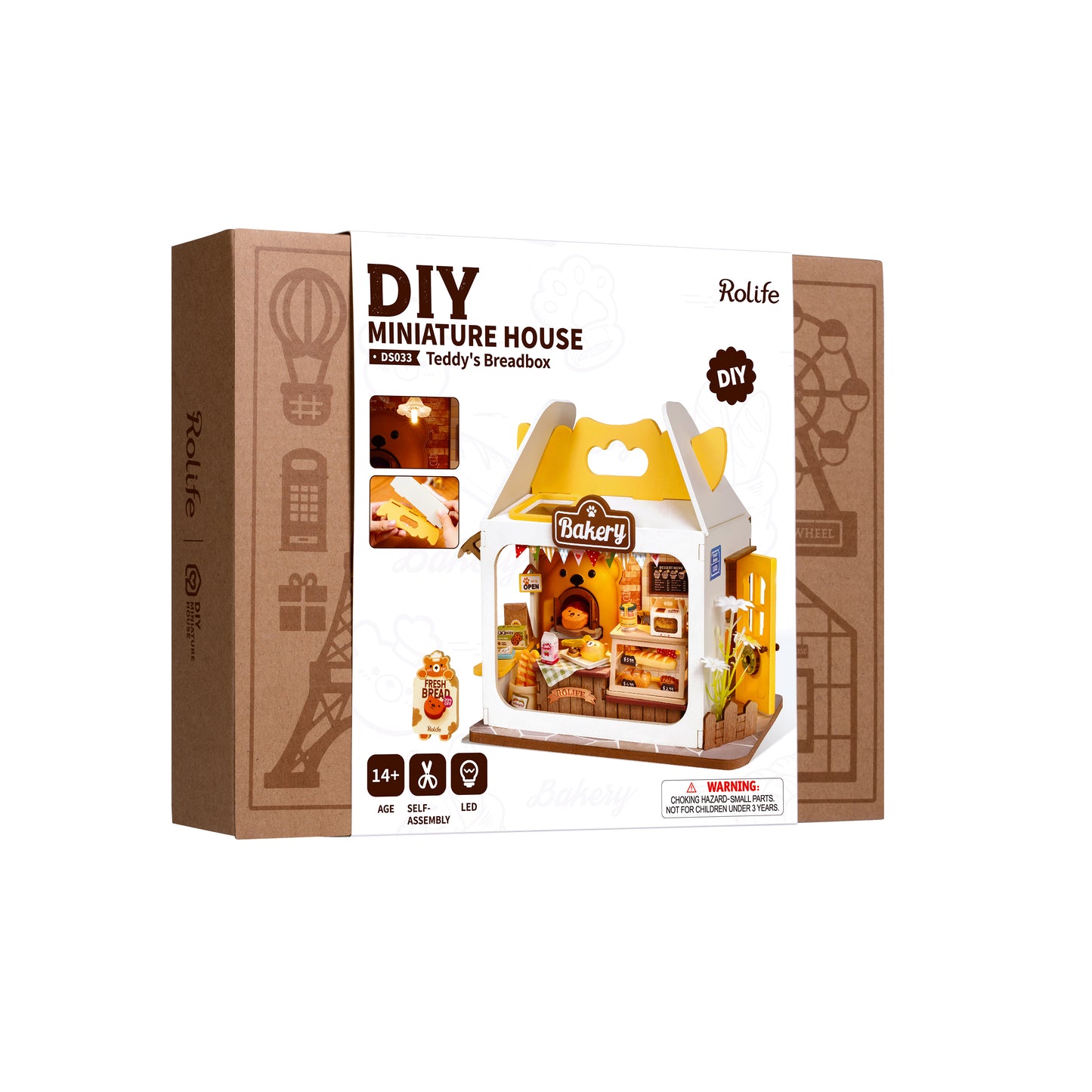 DIY Miniature House Kit | Teddy's Breadbox