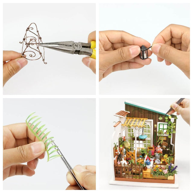 DIY Miniature House Kit: Borrowed Garden - Geppetto's Toys - Hands Craft